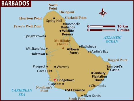 Map-Of-Barbados-callcenters Map Of Barbados callcenters1 Is Chronic Absenteeism Undermining Barbados Call Centers?